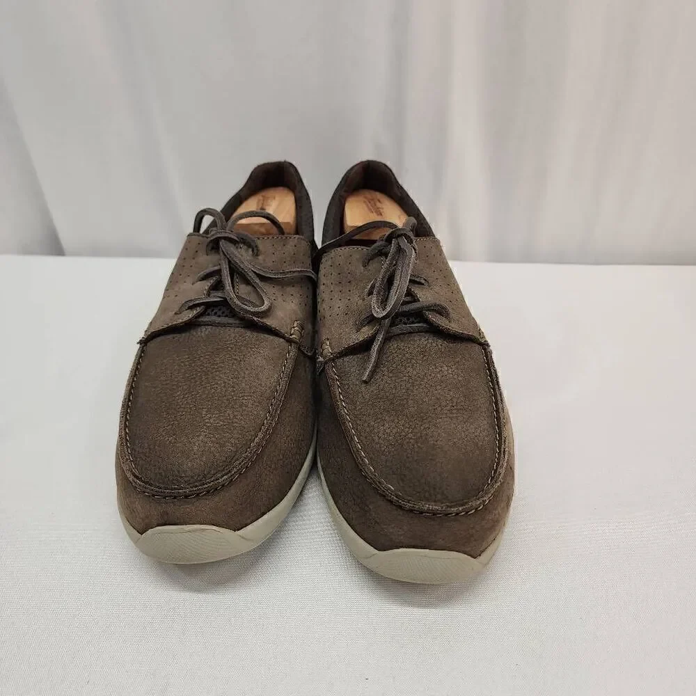 Clarks Men's Size 13 Gorwin Moc Sneaker Suede Comfort R
